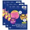 Premium Tagboard, 5 Assorted Hyper Colors, 8-1/2" x 11", 50 Sheets Per Pack, 3 Packs